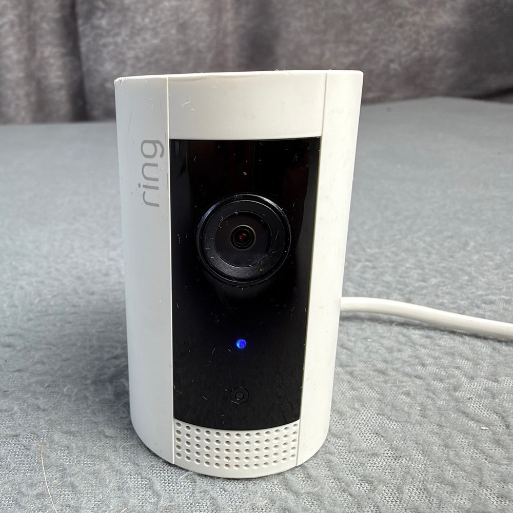 Ring Indoor Cam 1st Gen White Smart Security Camera 8SN1S9-WEN0 Tested Working